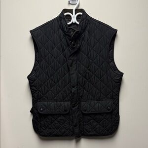 Barbour Black Quilted Vest